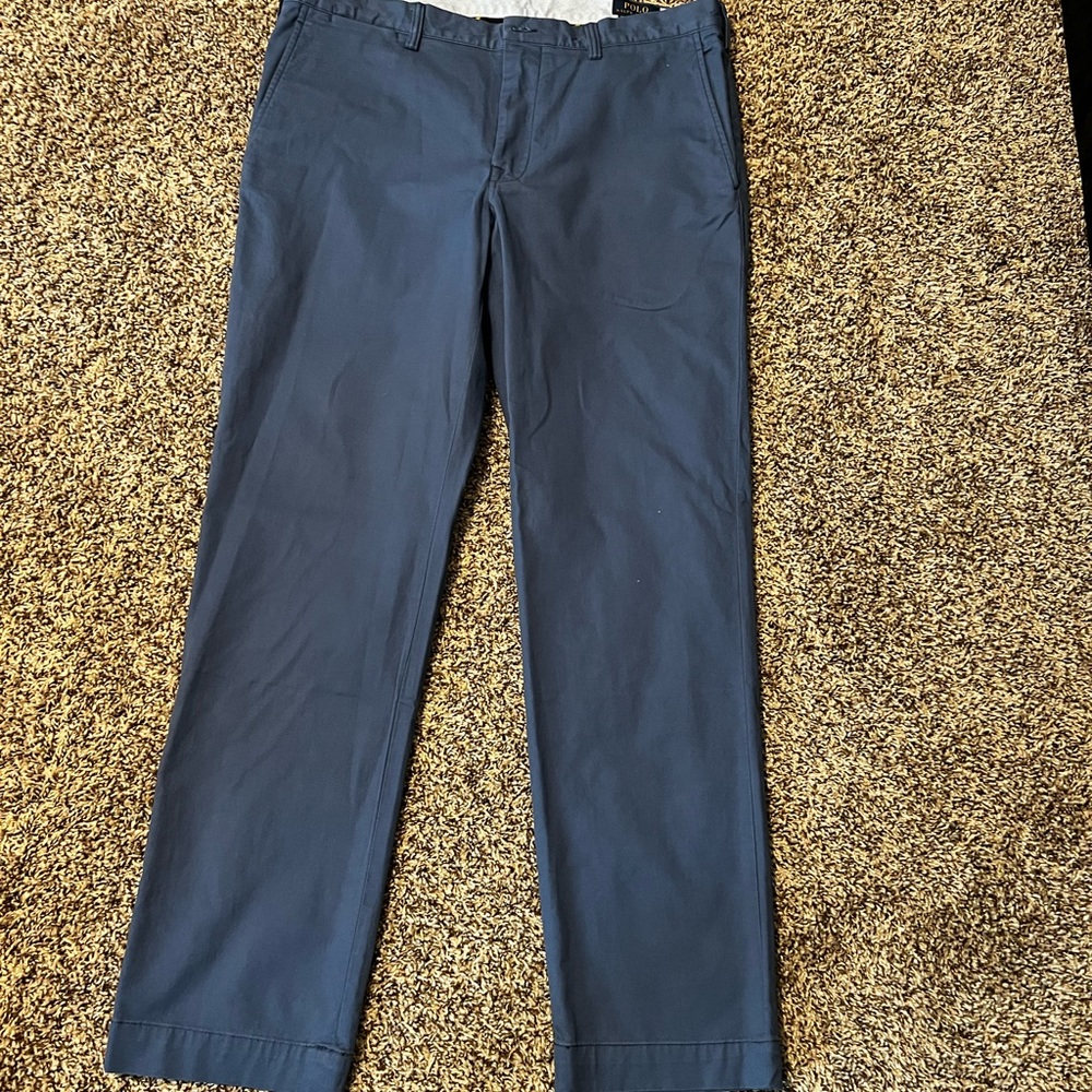 NWT Blue Ralph Lauren Stretch Straight Fit Chino Pants